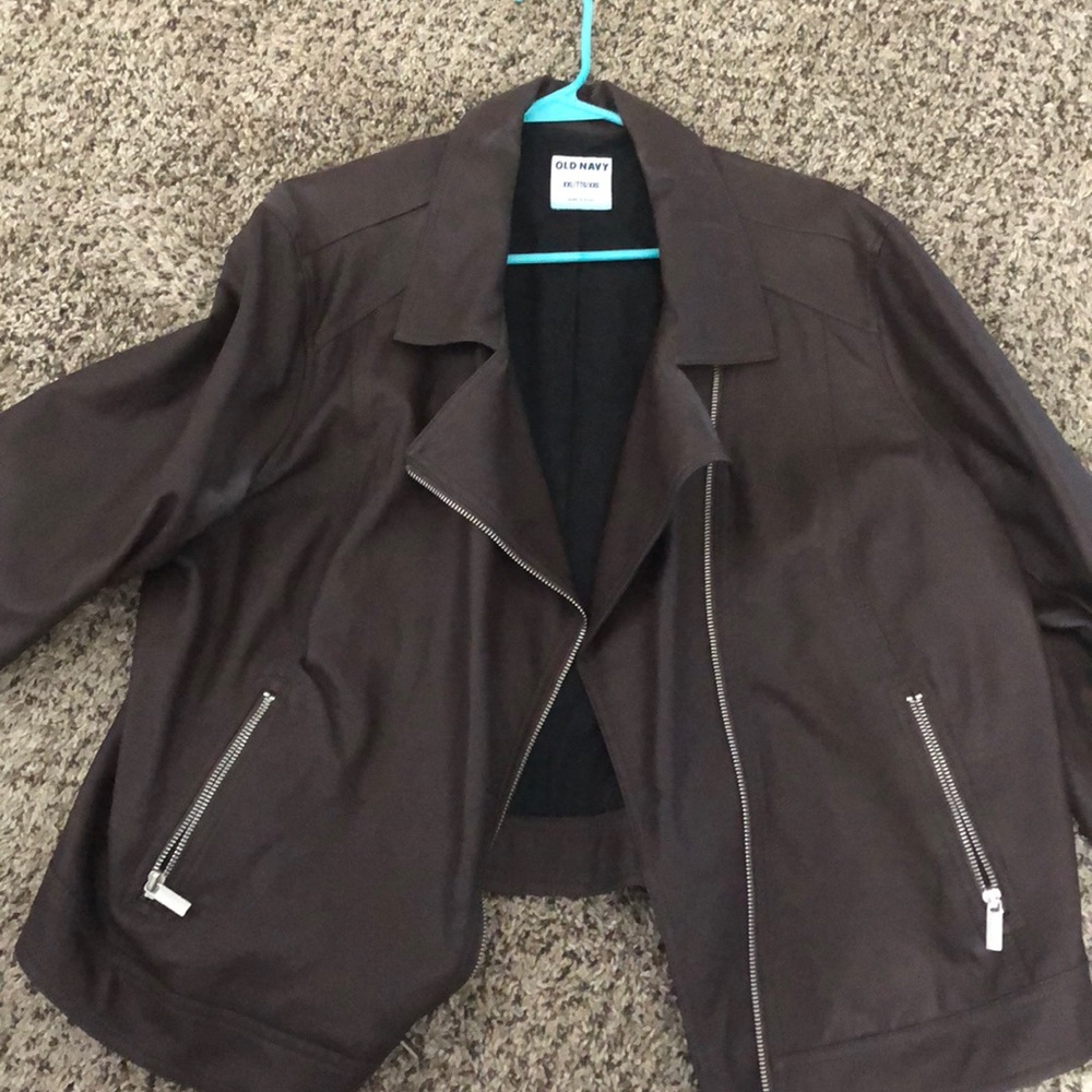 Brown faux leather Old Navy jacket!
